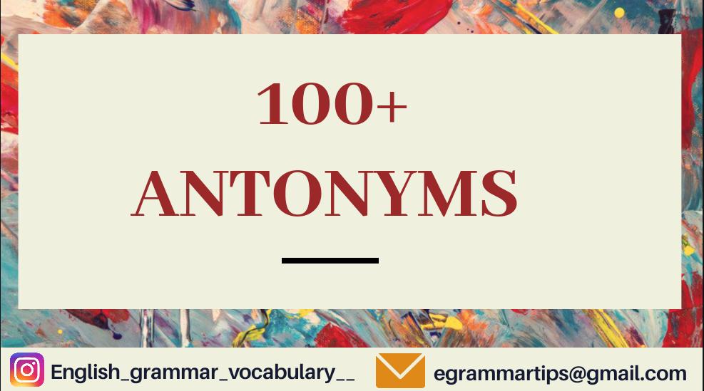 Antonyms